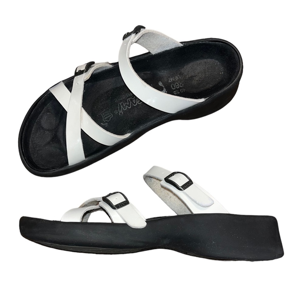 Birkenstock Tatami Morgan White Birko Flor Sandals